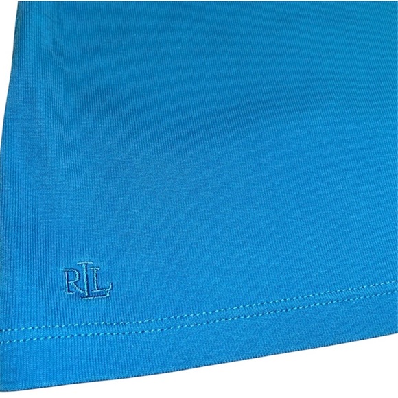 Lauren Ralph Lauren Stretch Cotton Short Sleeve Crewneck Tee Size L - Picture 6 of 7